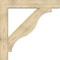 Ekena Millwork Funston Block Rough Sawn Bracket w/ Offset Brace, Douglas Fir, 8"W x 46"D x 46"H BKT0806X46X46FST05RDF - alternate 4